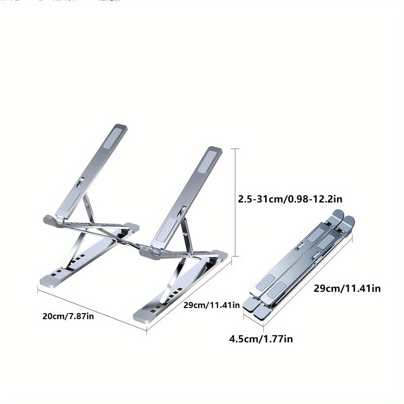 [Golden Touch Aluminum Laptop Stand] Aluminum Laptop Stand With Golden Touch