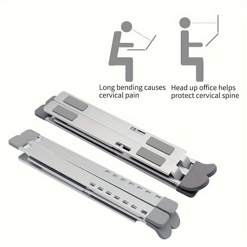 [Golden Touch Aluminum Laptop Stand] Aluminum Laptop Stand With Golden Touch