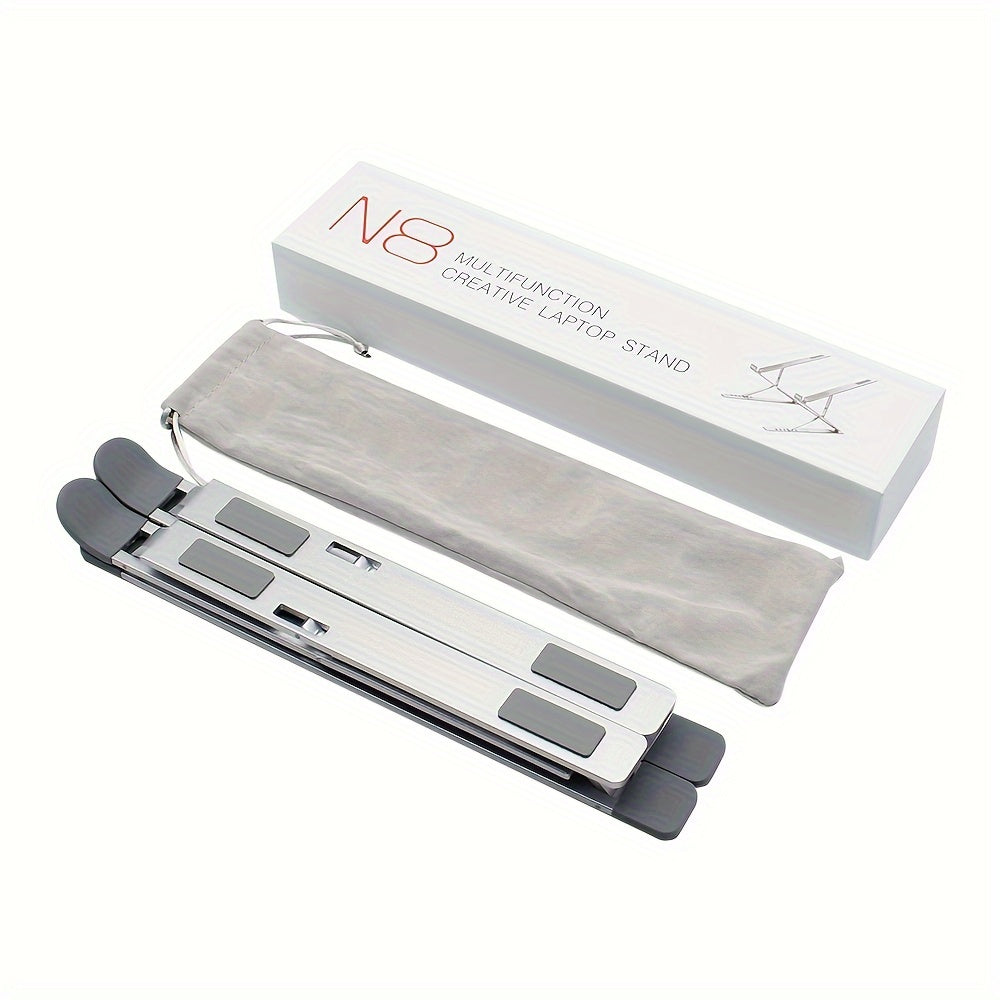 [Golden Touch Aluminum Laptop Stand] Aluminum Laptop Stand With Golden Touch