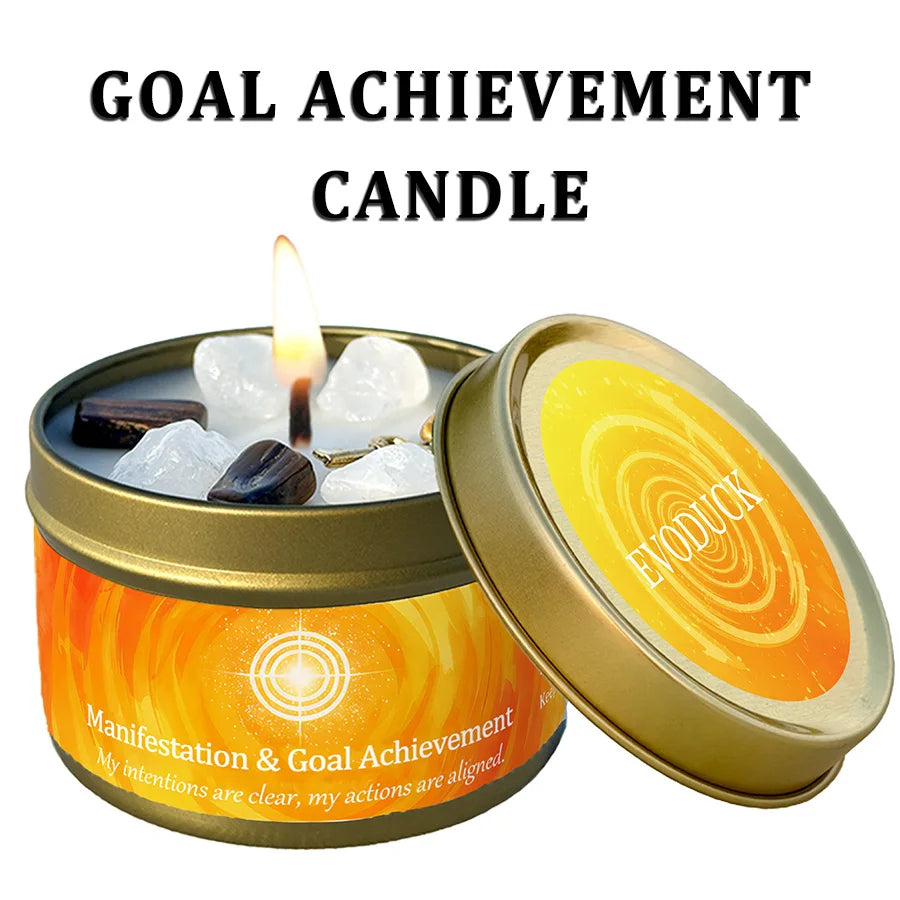 Scented Candles 3oz Law of Attraction Peace & Calm Manifestation Energy Boosting Christmas Home Decoration Candle Holders Gift