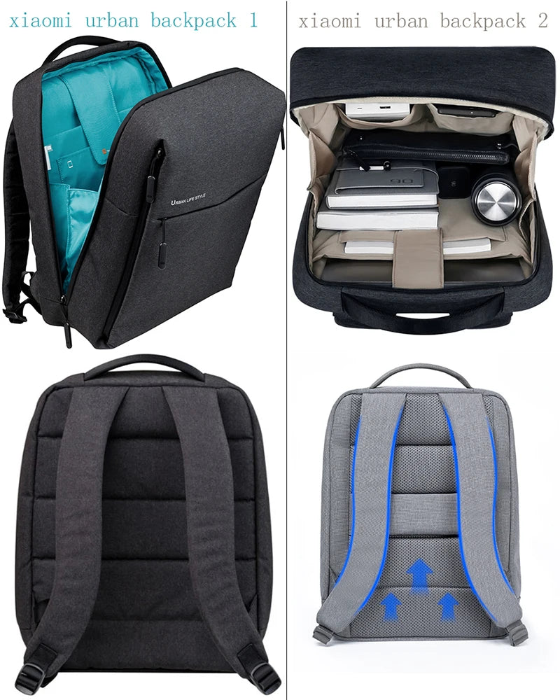 original Xiaomi Backpack Mi Minimalist Urban Life Style Polyester Backpacks for School Business Travel Men's Bag Large Capacity