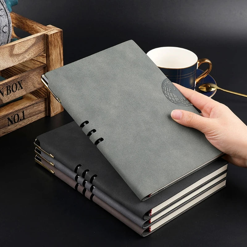 PU Leather A5 Notebook Notepad Diary Business Journal Planner Agenda Organizer Note Book Office School Supplies
