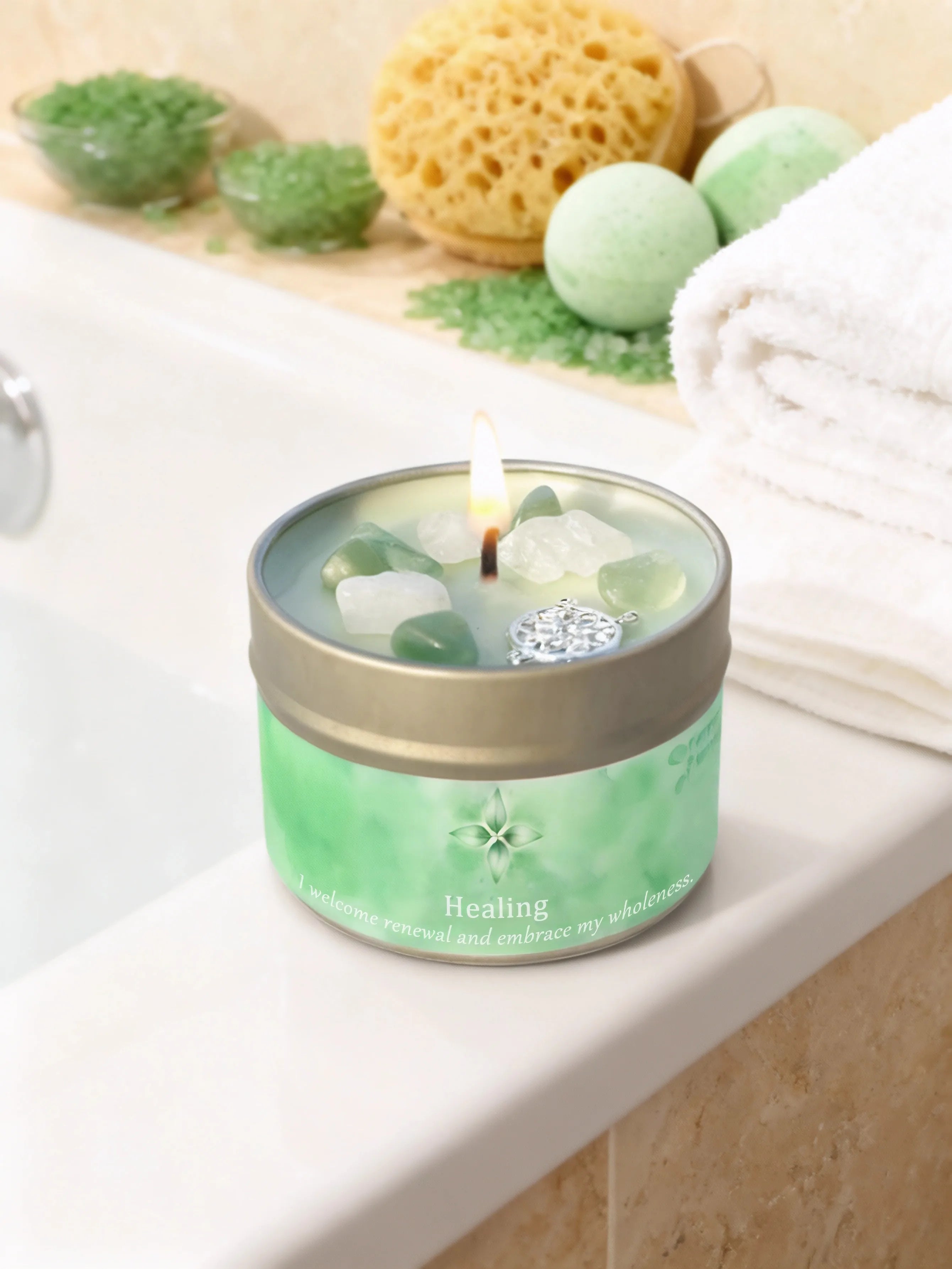 Scented Candles 3oz Law of Attraction Peace & Calm Manifestation Energy Boosting Christmas Home Decoration Candle Holders Gift