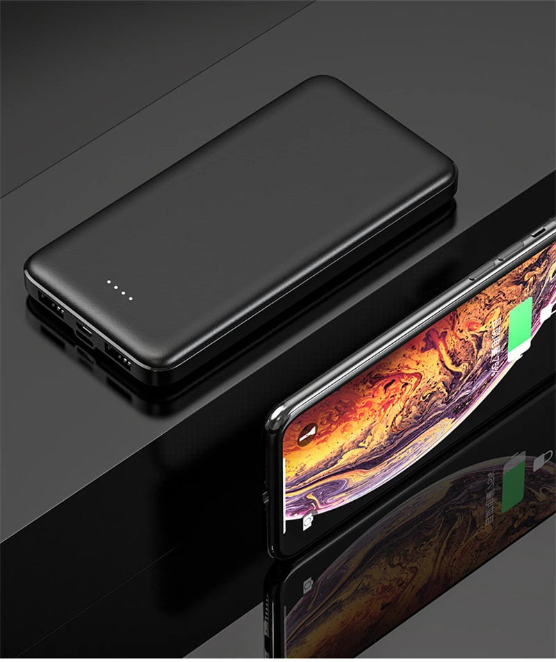 Slim Power Bank 20000mAh 5V 2A Portable Charger for Heated Vest Jacket Power Bank for Xiaomi Mi iPhone Air Conditioning Clothing