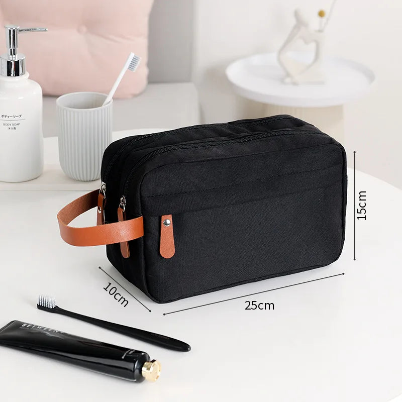 Toiletry Bag for Men Travel Toiletry Organizer Dopp Kit Water-proof Shaving Bag for Toiletries Accessories, Door Room Essentials