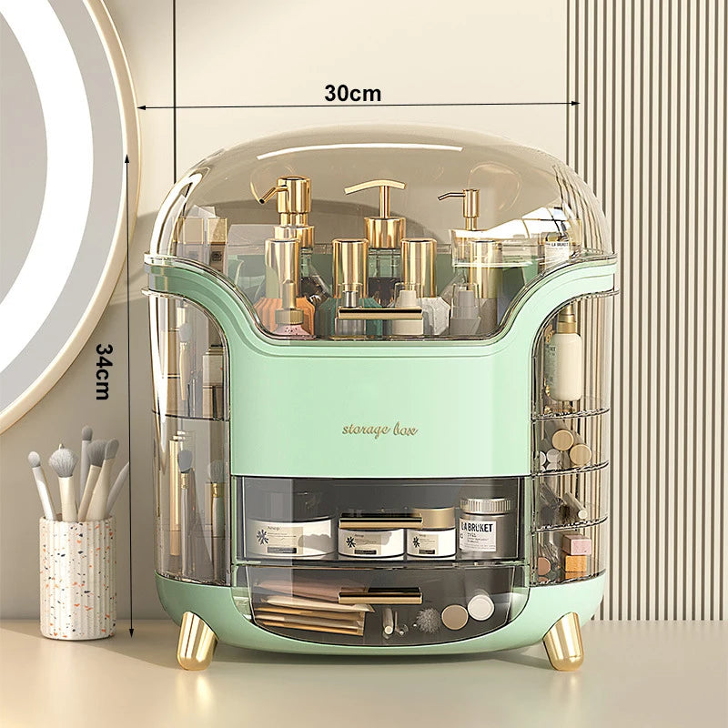 Cosmetics Storage Box Makeup Display Shelf Desktop Dressing Table Jewelry Organizer Box Bathroom Lipstick Skin Care Product Rack