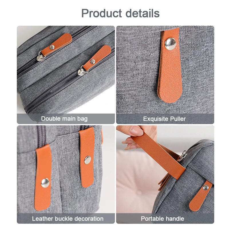 Toiletry Bag for Men Travel Toiletry Organizer Dopp Kit Water-proof Shaving Bag for Toiletries Accessories, Door Room Essentials