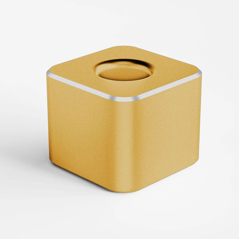 Portable Metal Pen Holder Aluminum Pen Holder with Non-Slip Pad - Versatile Desk Organizer for Bathroom & Office Supplie