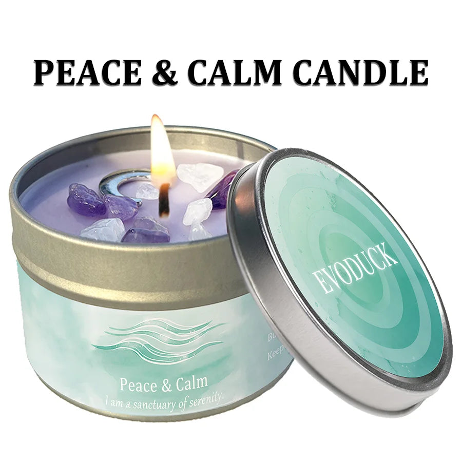 Scented Candles 3oz Law of Attraction Peace & Calm Manifestation Energy Boosting Christmas Home Decoration Candle Holders Gift