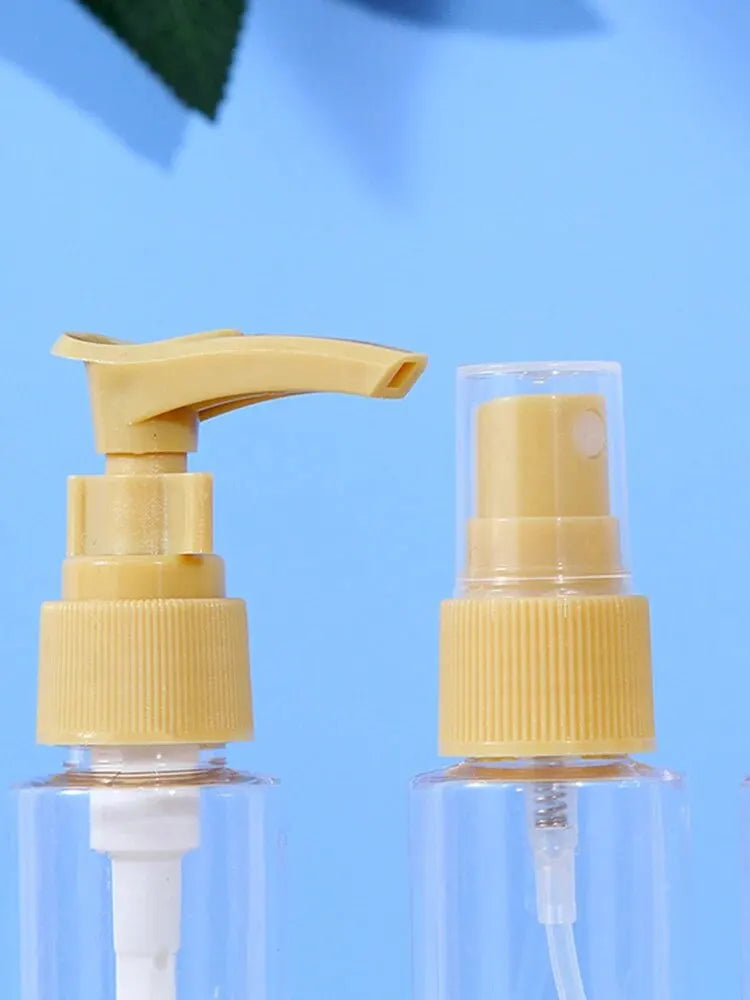 Travel Bottles Kit Leak Proof Portable Toiletry Containers Set Clear Travel Size Cosmetic Containers For Lotion Shampoo Cream So