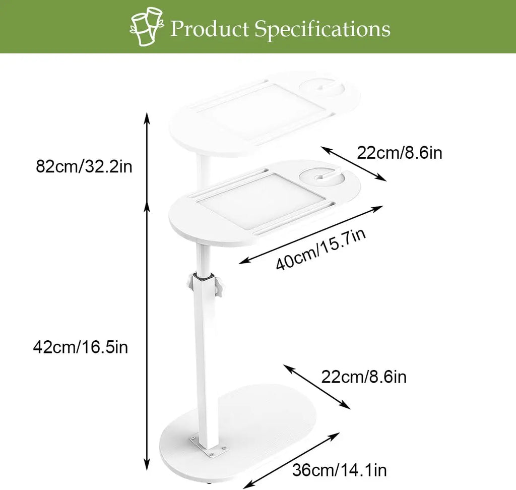 Bamboo Bathtub Side Tray Wooden Bathtub Tray Table Height Adjustable Freestanding Bath Caddy Tray Bathtub Side Table Home Spa