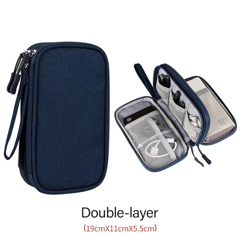 Travel Bag Storage Pouch Portable  Wire Organizer Zipper Bag Holiday Accessories Travel Voyage Indispensable
