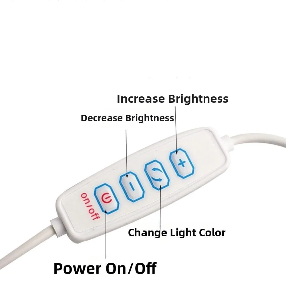 Modern Minimalist LED Mushroom Table Lamp USB Plug Decorative Desk Lights Dimmable LED Lighting Atmosphere Light Living Room