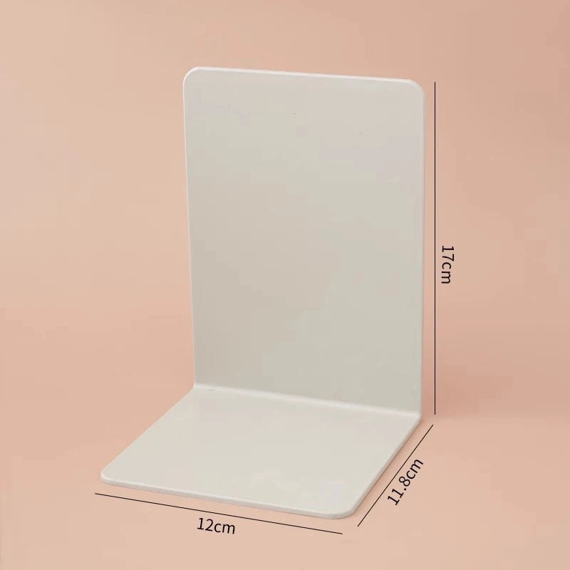 Minimalism Bookends Stand Desk Desktop INS L-shaped Simple RACk Display Support Organizer Book Durable