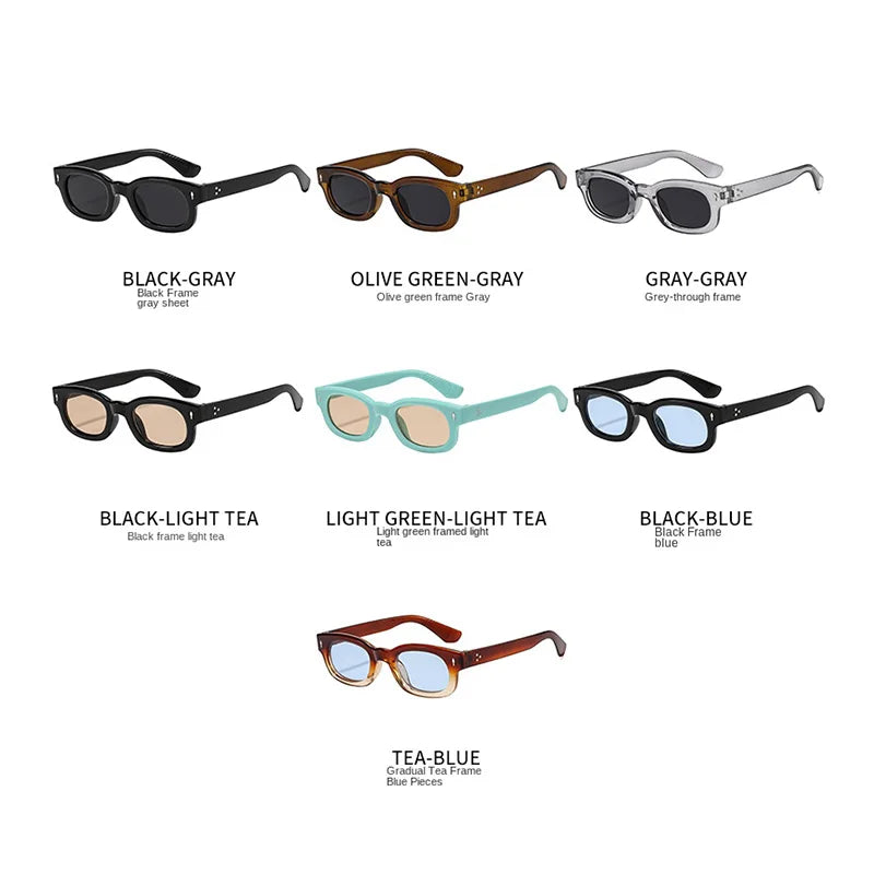 Minimalist Square Sunglasses Women Men Vintage Trend Brand Sun Glasses Business Commute Male Female Protective Glasses UV400