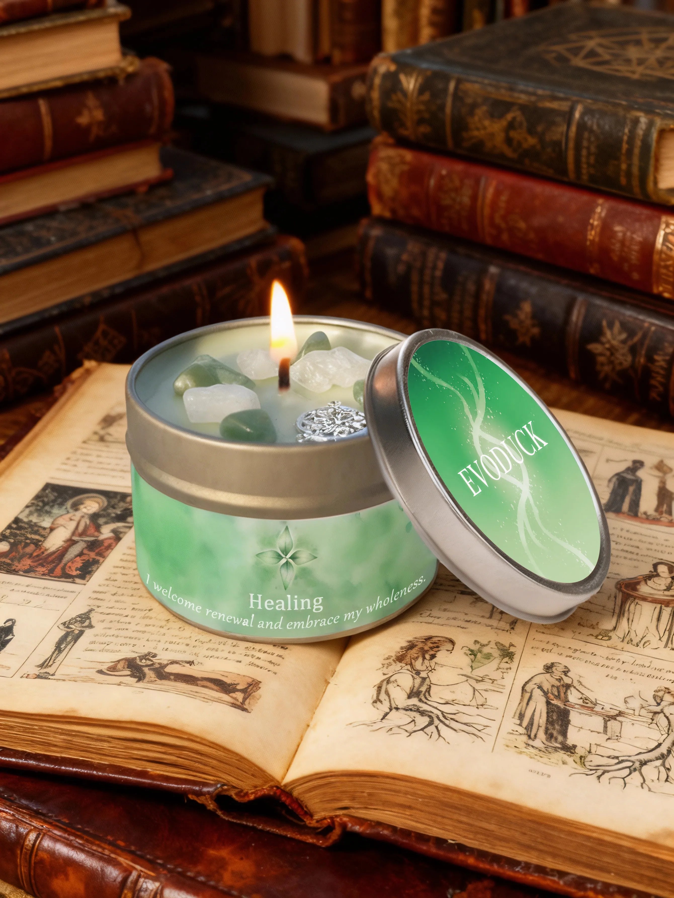 Scented Candles 3oz Law of Attraction Peace & Calm Manifestation Energy Boosting Christmas Home Decoration Candle Holders Gift