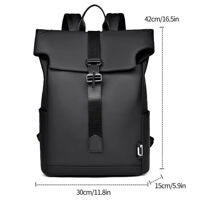 British Style Backpack For Men New Luxury Brand Urban Daily Back Pack 14-16 Laptop Backpacks Waterproof Student Bagpack Male
