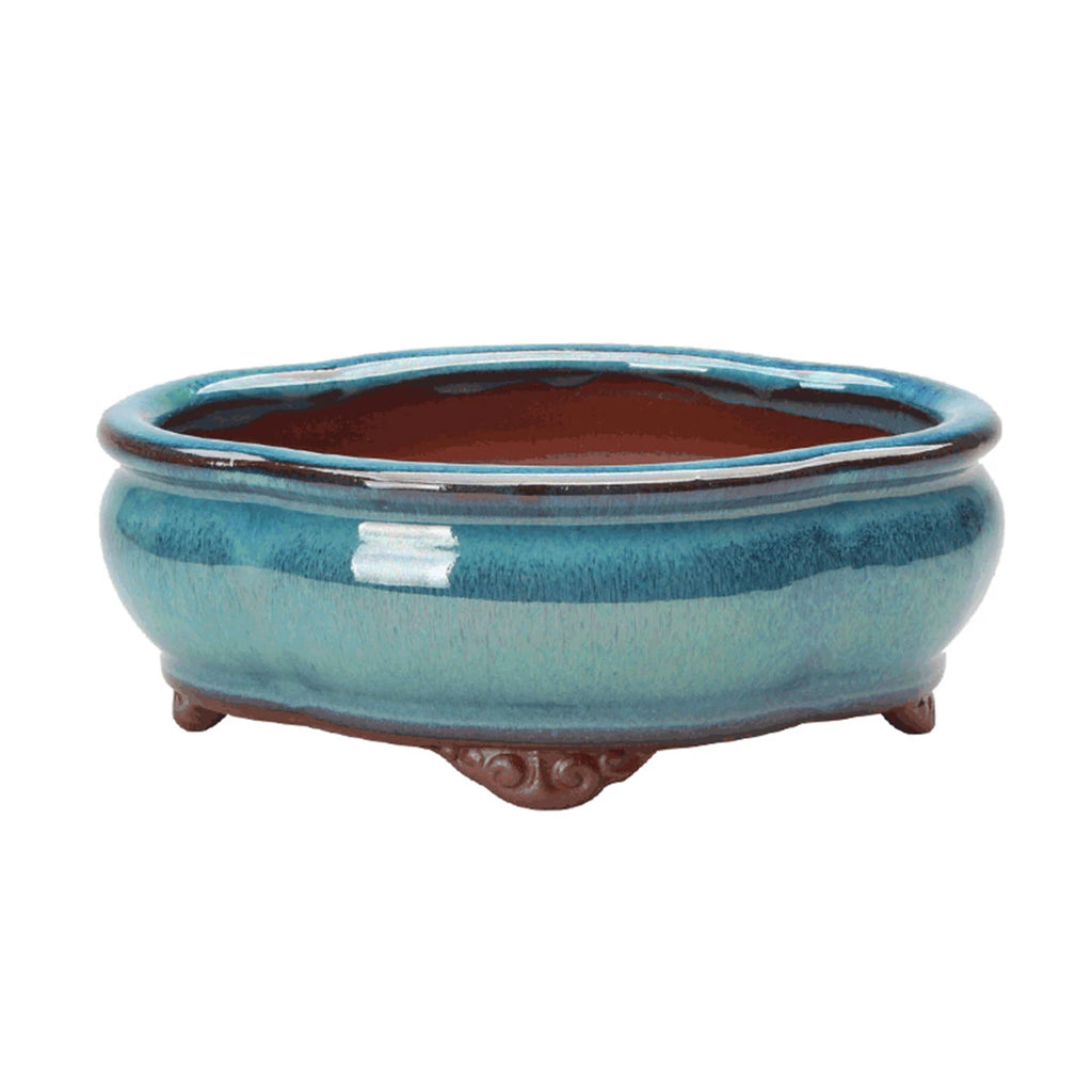 Ceramic Garden Planter Pots Elegant Breathable Rough Pottery Bonsai Pots for Living Room Bedroom Study Pots