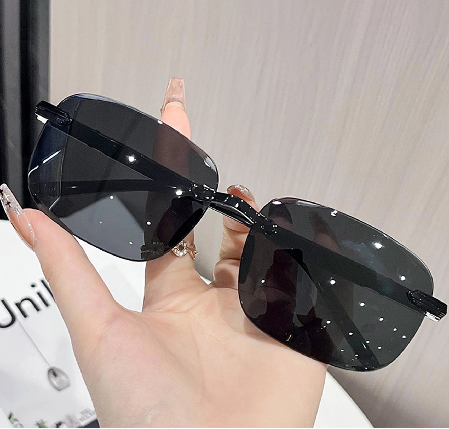 Minimalist Sunglasses Stylish Fashion Sunglasses Classic Sunglasses Trendy For Running Errands Outdoor Activities Fashion