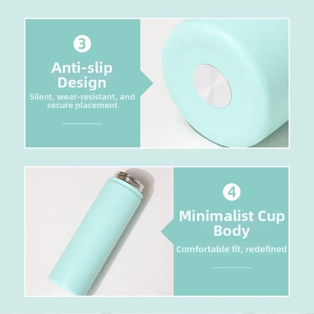 Reusable 750ML Thermal Water Bottle Large Capacity Leak Proof Sport Thermos Cup Handheld Wide Mouth Vacuum Flask Kitchenware