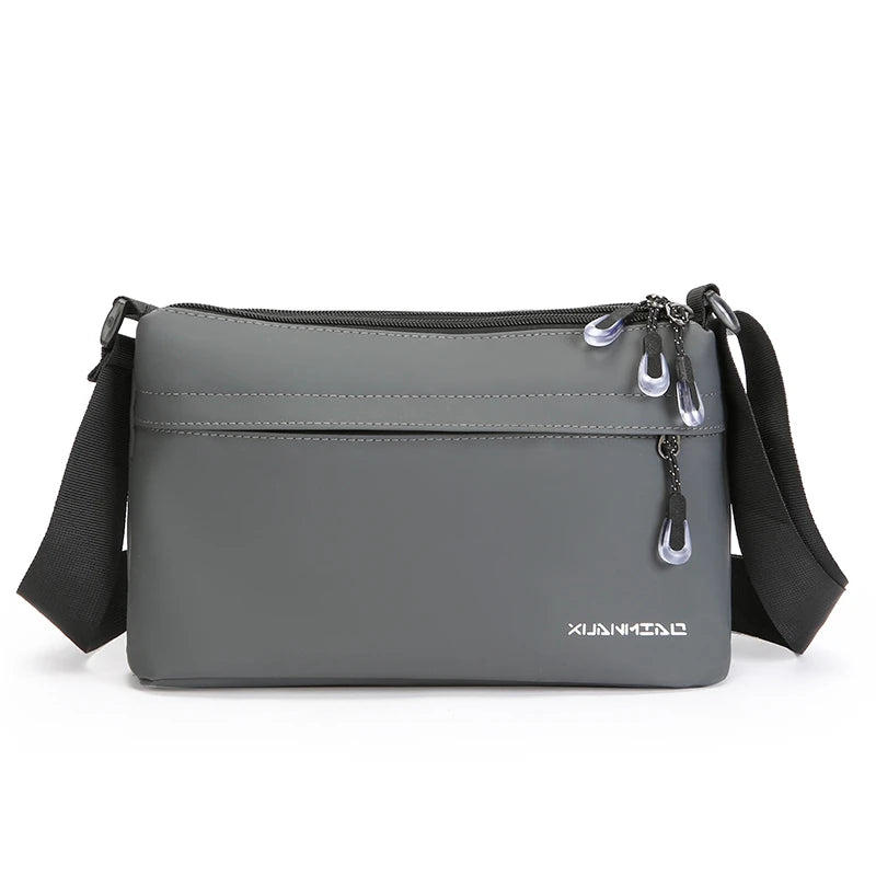 Crossbody bag, unisex, suitable for daily commuting, cell phone bag, horizontal style messenger bag