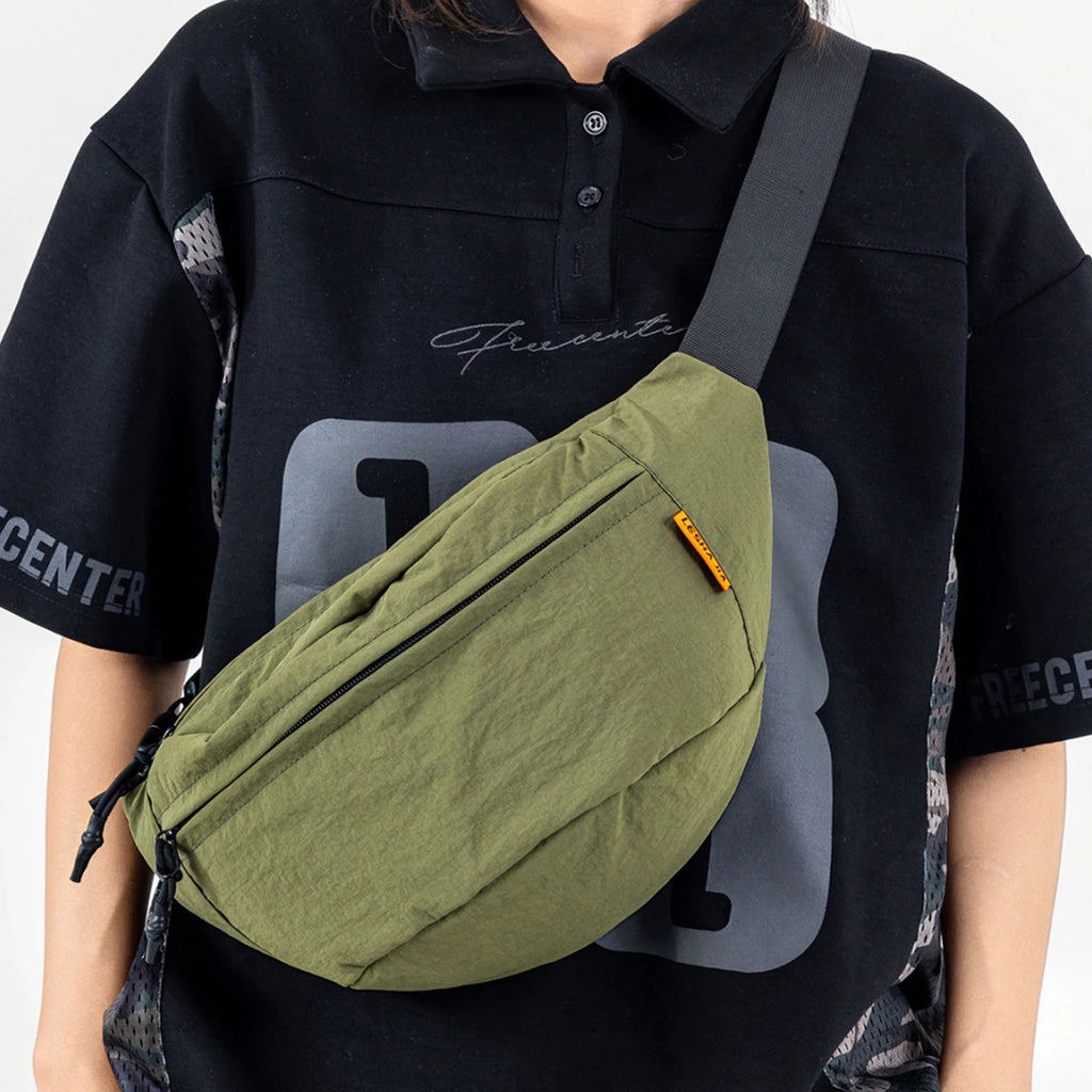 2026 Crossbody Bag for Men and Women, Casual Multifunctional Waist Bag, Autumn Large-Capacity Sports Outdoor Commuting Shoulder Bag for Hiking