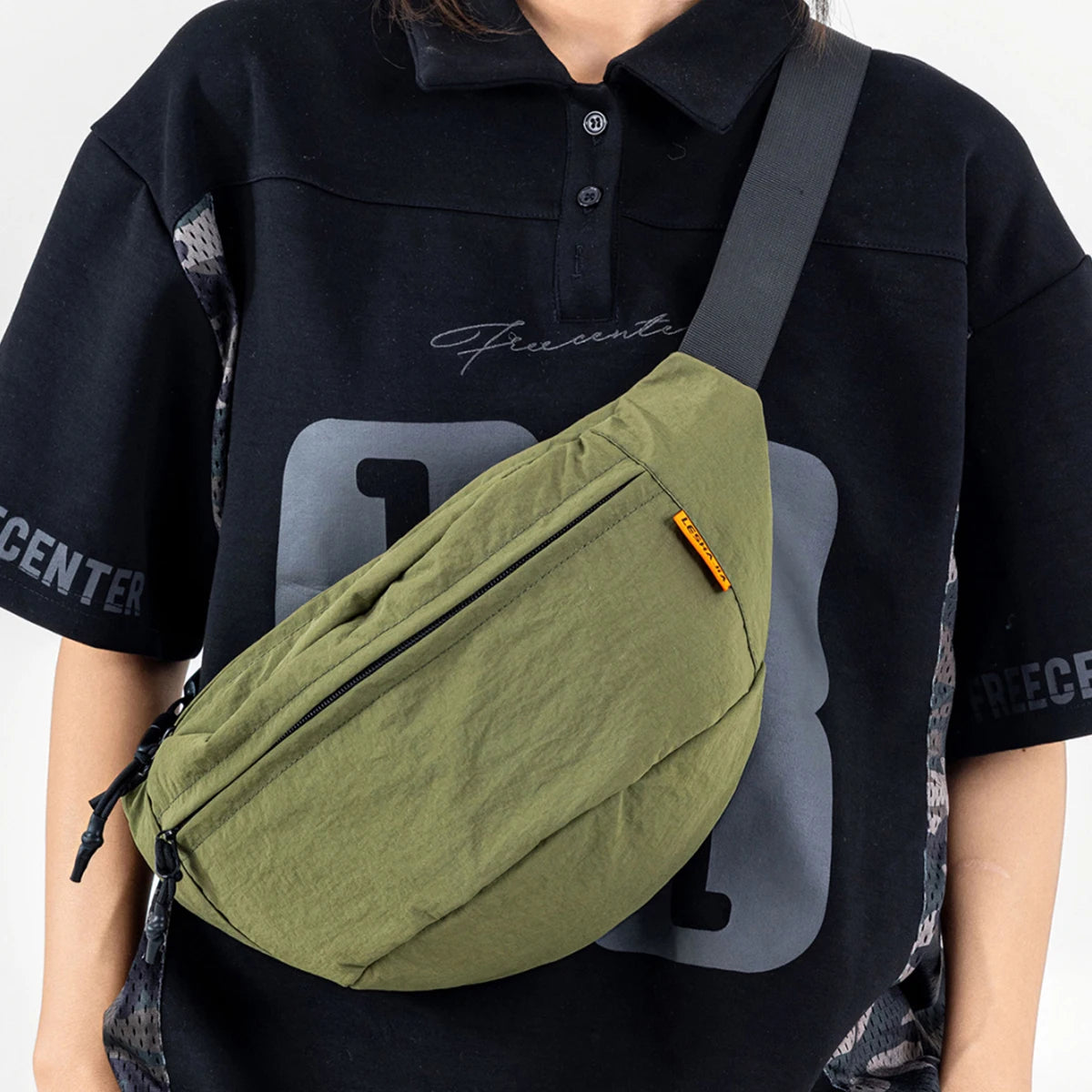 2026 Crossbody Bag for Men and Women, Casual Multifunctional Waist Bag, Autumn Large-Capacity Sports Outdoor Commuting Shoulder Bag for Hiking