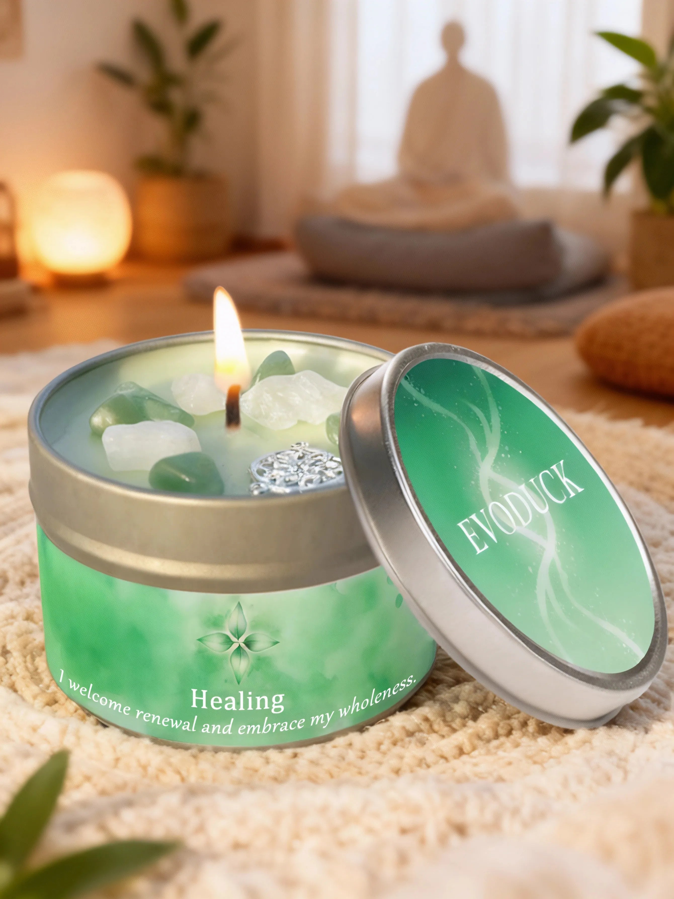 Scented Candles 3oz Law of Attraction Peace & Calm Manifestation Energy Boosting Christmas Home Decoration Candle Holders Gift