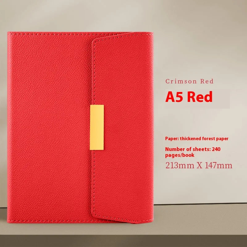 Thickened upgraded high-end notebook diary notebook A5 retro high-end PU leather classic travel diary notebook (single notebook)