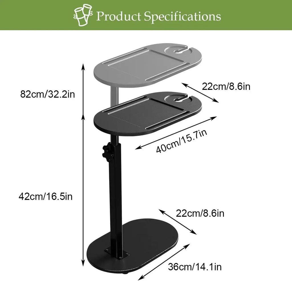 Bamboo Bathtub Side Tray Wooden Bathtub Tray Table Height Adjustable Freestanding Bath Caddy Tray Bathtub Side Table Home Spa