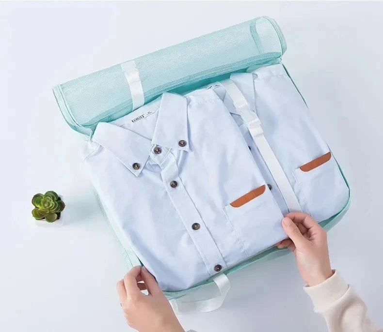 Set Travel Organizer Storage Bags Suitcase Packing Cubes Set Cases Portable Luggage Clothes Shoe Tidy Pouch Folding