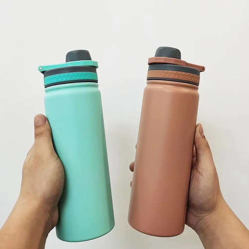 Reusable 750ML Thermal Water Bottle Large Capacity Leak Proof Sport Thermos Cup Handheld Wide Mouth Vacuum Flask Kitchenware