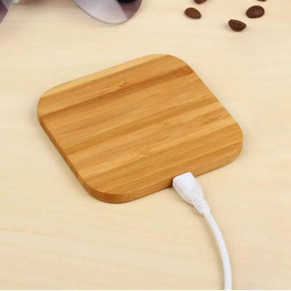 Portable for Qi Wireless Charger Charging Slim Wood Pad For iPhone 8/iPhone 8 Plus/iPhone X Smart Phone Wireless Charger Pad For