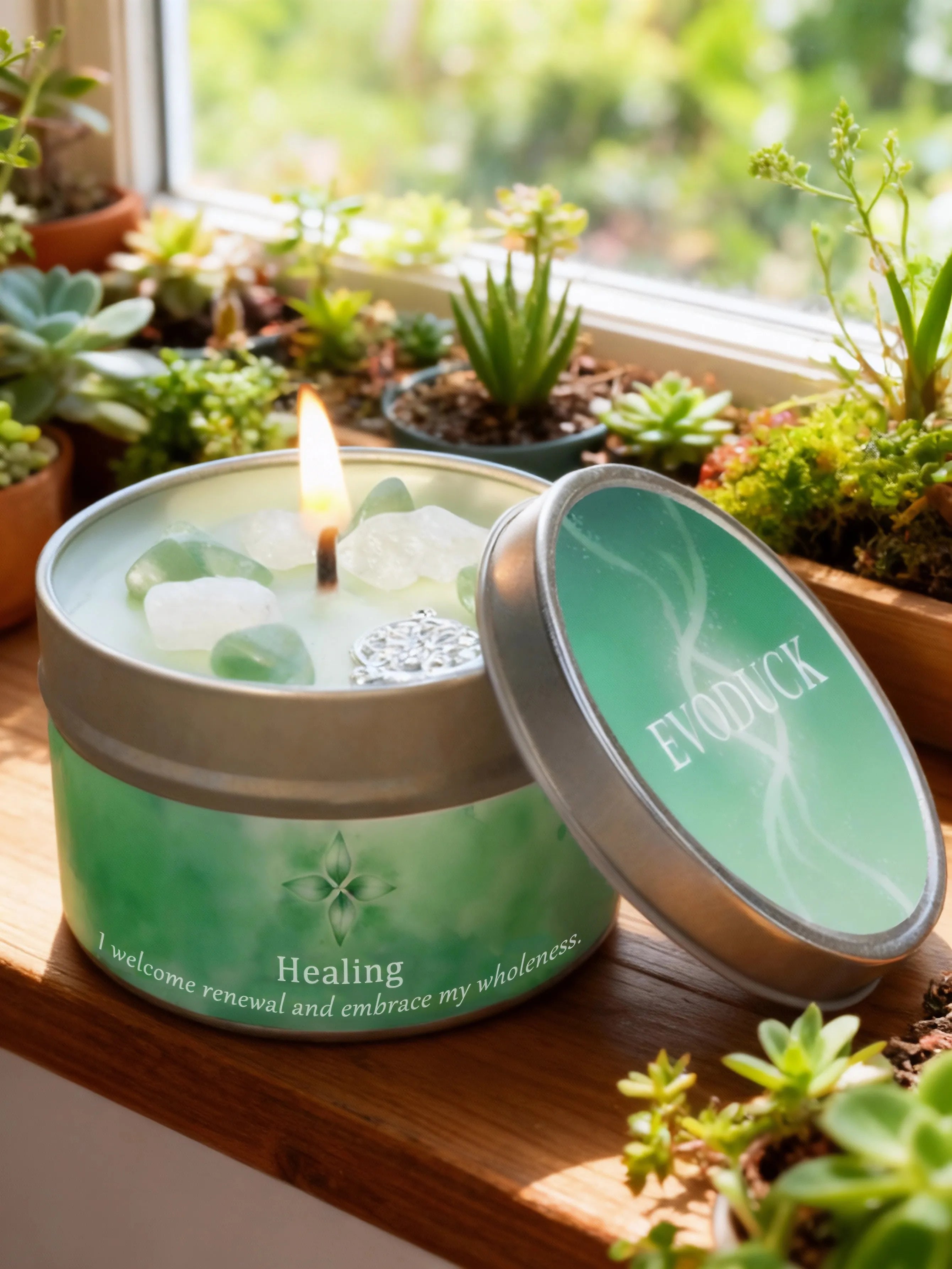 Scented Candles 3oz Law of Attraction Peace & Calm Manifestation Energy Boosting Christmas Home Decoration Candle Holders Gift