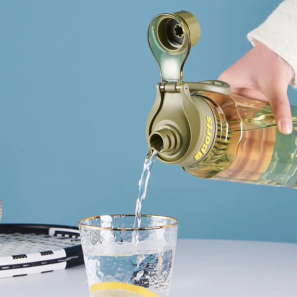 750/1000ml Reusable Water Bottle with Tea Infuser High-Capacity BPA Free Leak-Proof Design for Travel OutdoorSports  & Car Use