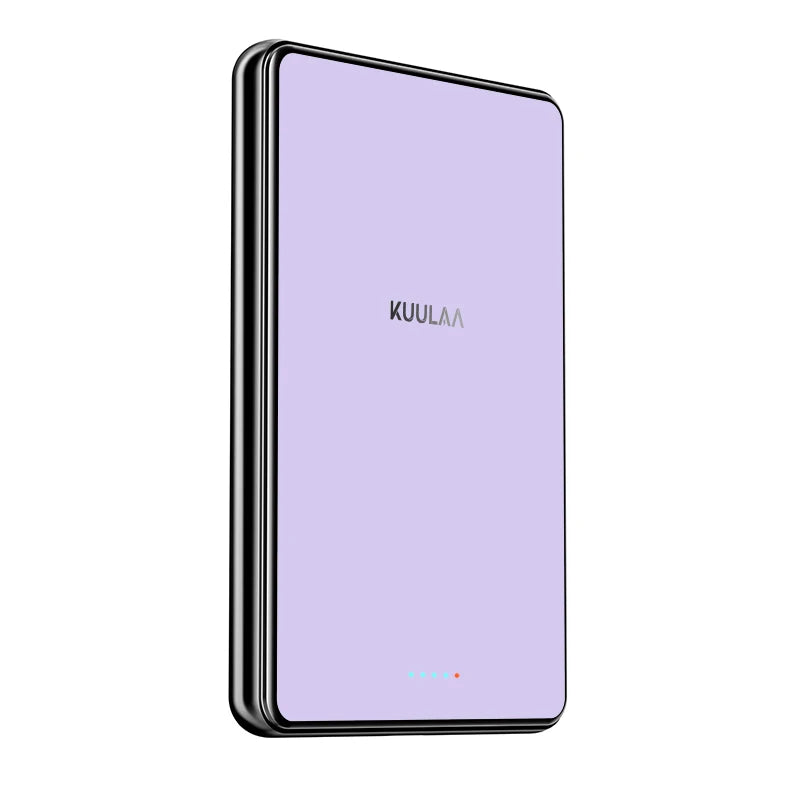 KUULAA Slim Magnetic Power Bank 10000mAh PD20W Portable Charger Wireless External Battery for iPhone 16 15 14 Pro Max Powerbank