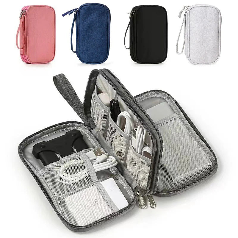 Travel Bag Storage Pouch Portable  Wire Organizer Zipper Bag Holiday Accessories Travel Voyage Indispensable