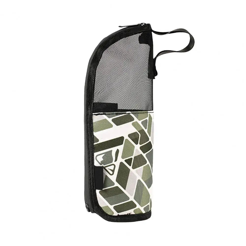 Toiletry Bag with Mesh Pocket Cutlery Organizer Bag Waterproof Outdoor Cutlery Storage Bag with Mesh Pocket for Travel Camping