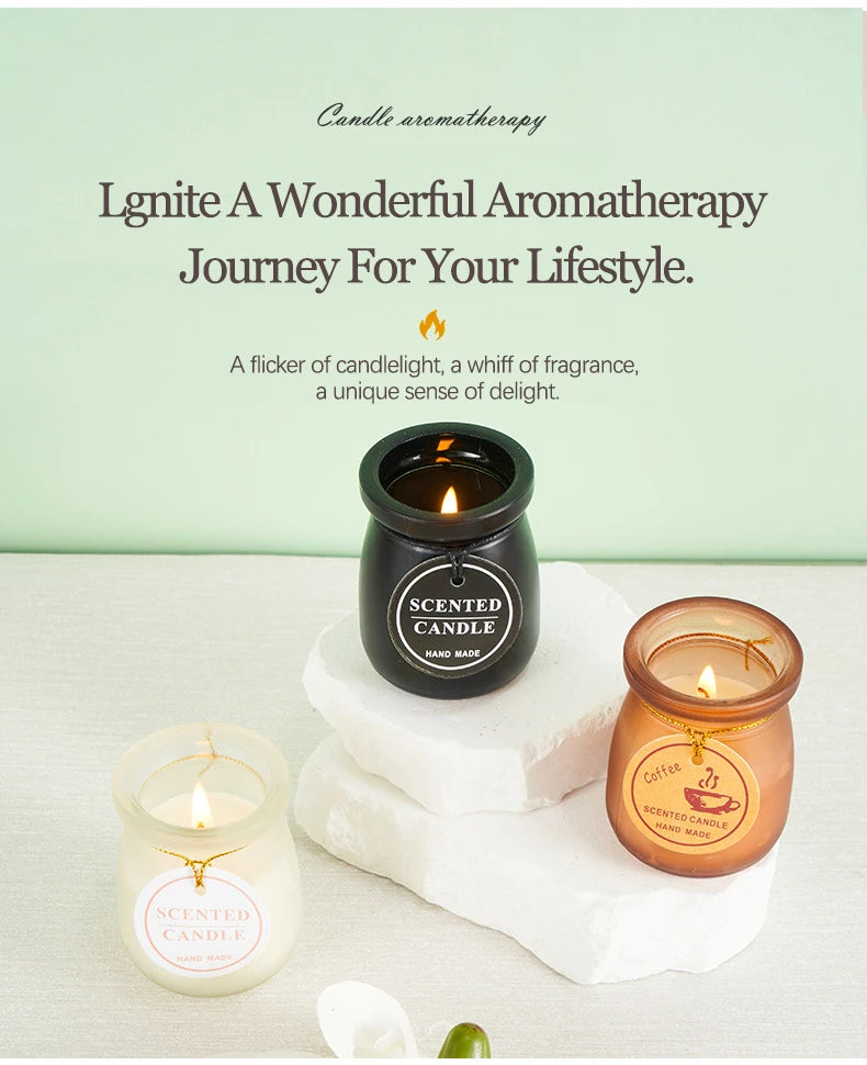 Jarred Scented Candles Oriental Woody Fragrance | Home Decor | Valentine's Day gifts | Wedding Favors |  Gifts for Women & Men