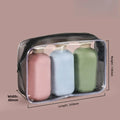 3Pcs for Shampoo Travel Bottles for Toiletries 200ml Refillable Squeeze Travel Container Sub Package Squeeze Bottles