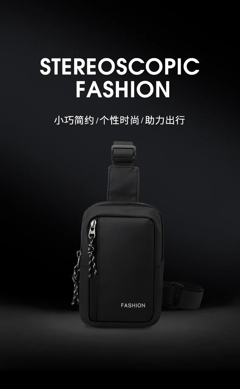 Crossbody Bag Men, Shoulder Bag Casual Travel Outdoor Nylon Crossbody Large Capacity Multifunctional Street Men Bag Mens Bags