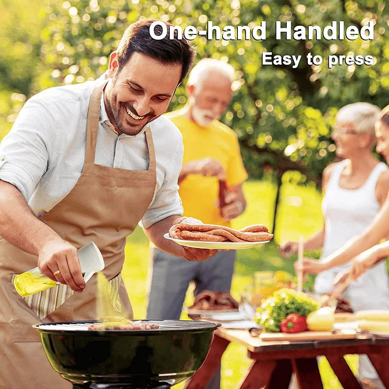 200/300/500ml Oil Spray Bottle BBQ Cooking Olive Oil Sprayer Plastic Baking Oil Spray Empty Bottle Vinegar Bottle Or  Oil brush