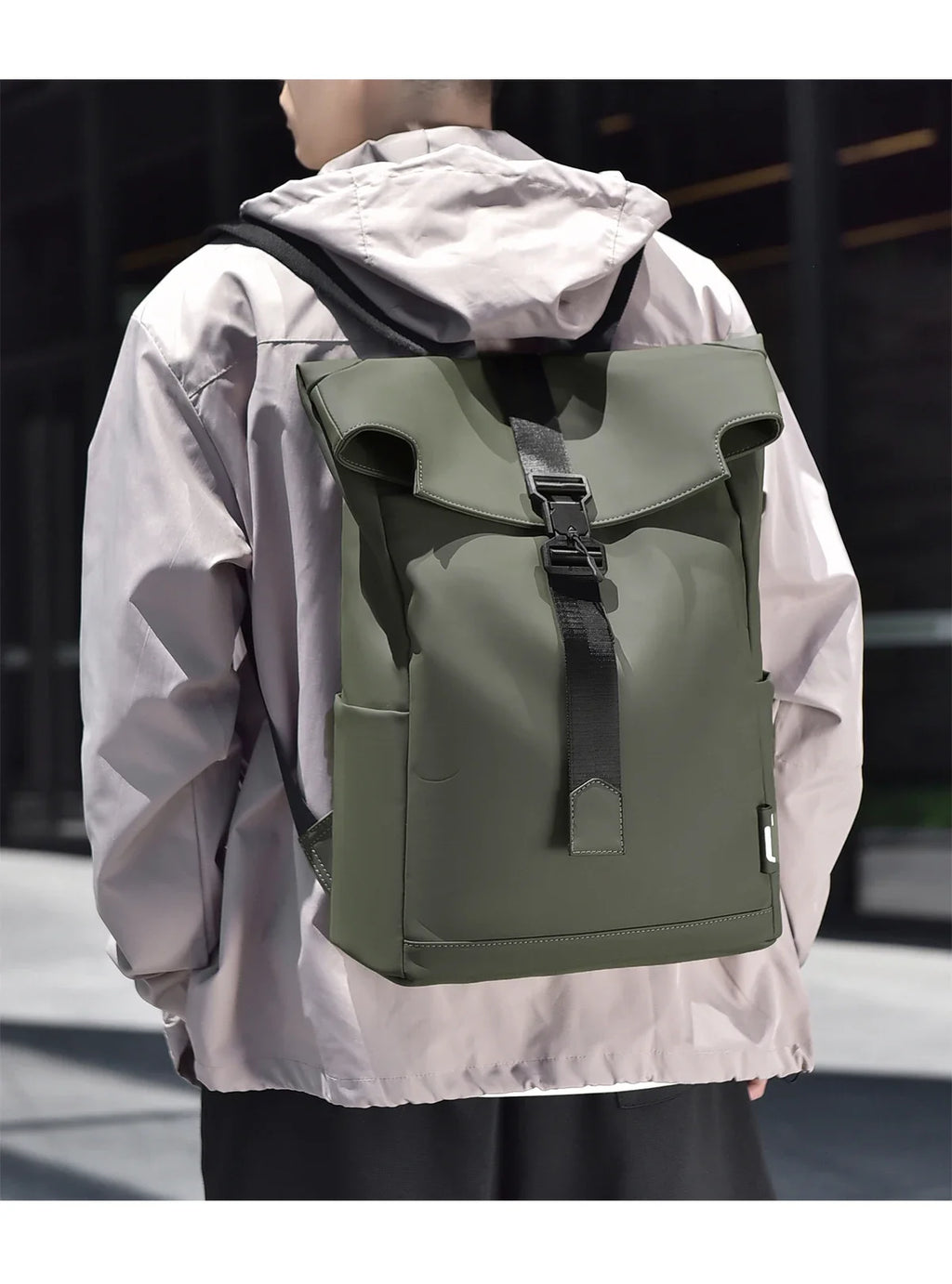 British Style Backpack For Men New Luxury Brand Urban Daily Back Pack 14-16 Laptop Backpacks Waterproof Student Bagpack Male