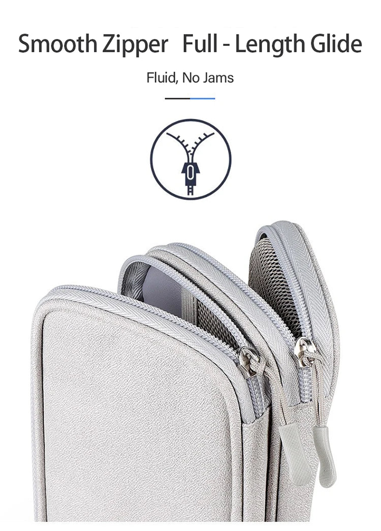 Travel Bag Storage Pouch Portable  Wire Organizer Zipper Bag Holiday Accessories Travel Voyage Indispensable