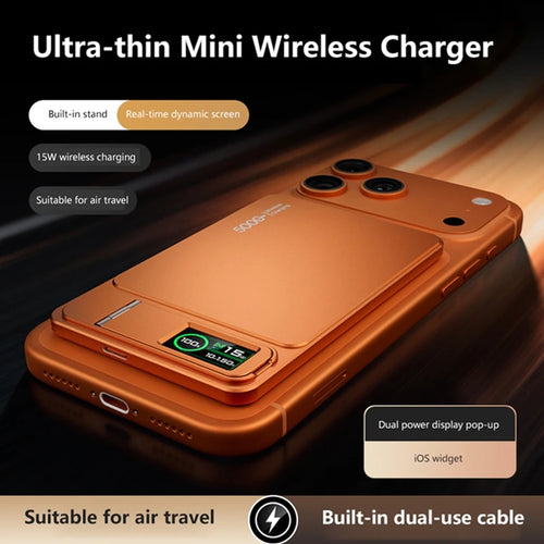 10000mAh Slim Original Power Bank For MagSafe Magnetic Wireless 20W Fast Charging Portable External Battery For iPhone 17 iWatch