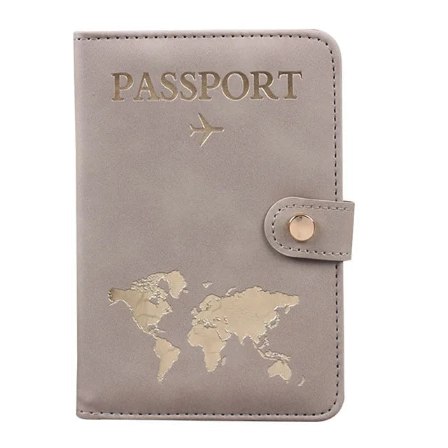 Passport Case Vintage Leather Pattern Passports Holder Women Man ID Bank Credit Card Organizer Storage Case/Travel Accessories