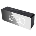 Digital Alarm Clock LED Electronic Desktop Clock with Temperature for Bedroom Home Office Teens Kids