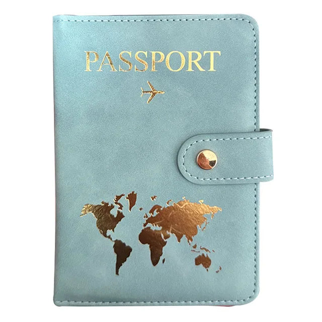Passport Case Vintage Leather Pattern Passports Holder Women Man ID Bank Credit Card Organizer Storage Case/Travel Accessories