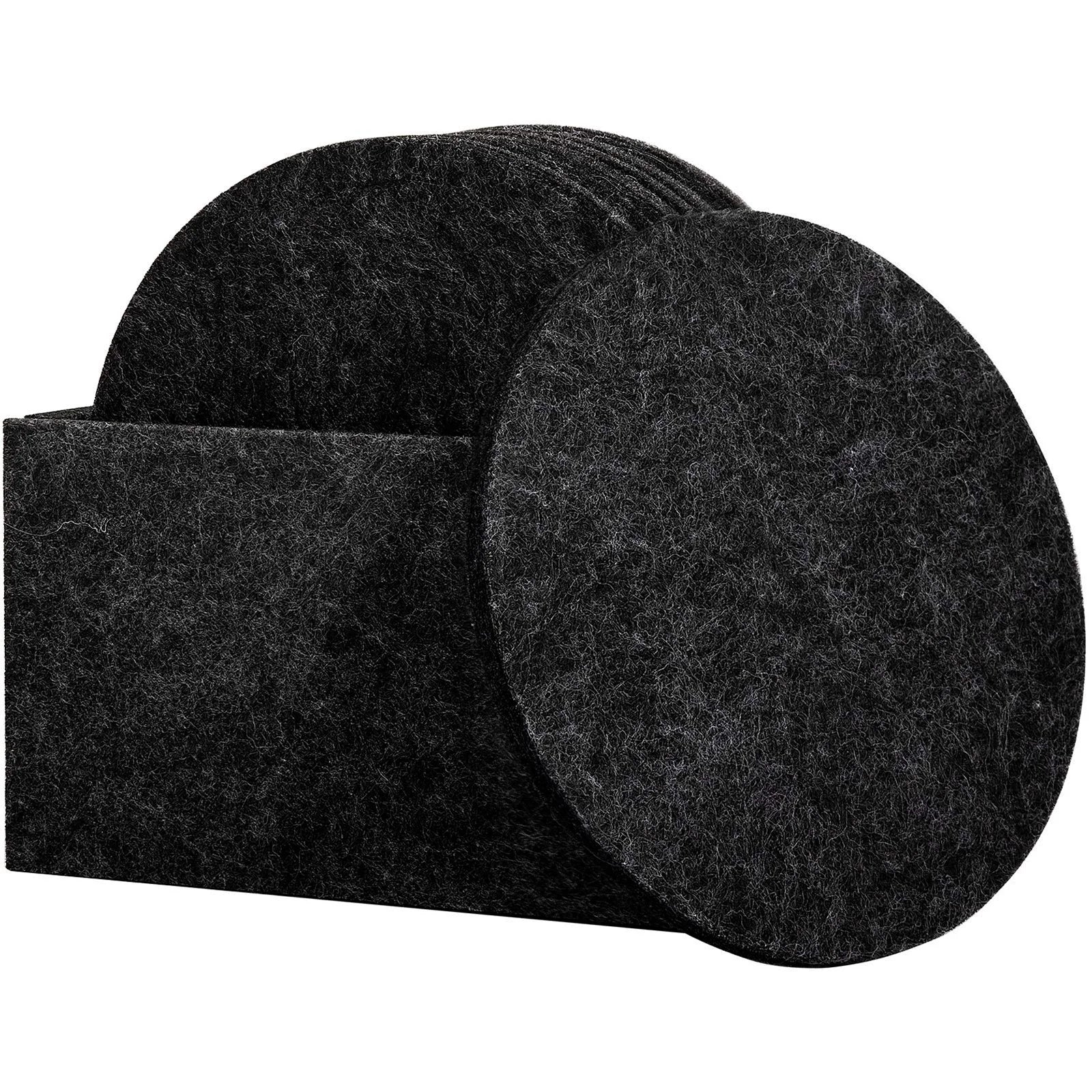 Drink Coasters 10-Piece Set, Non-Slip Heat-Resistant Washable Placemats, Glass and Cup Coasters