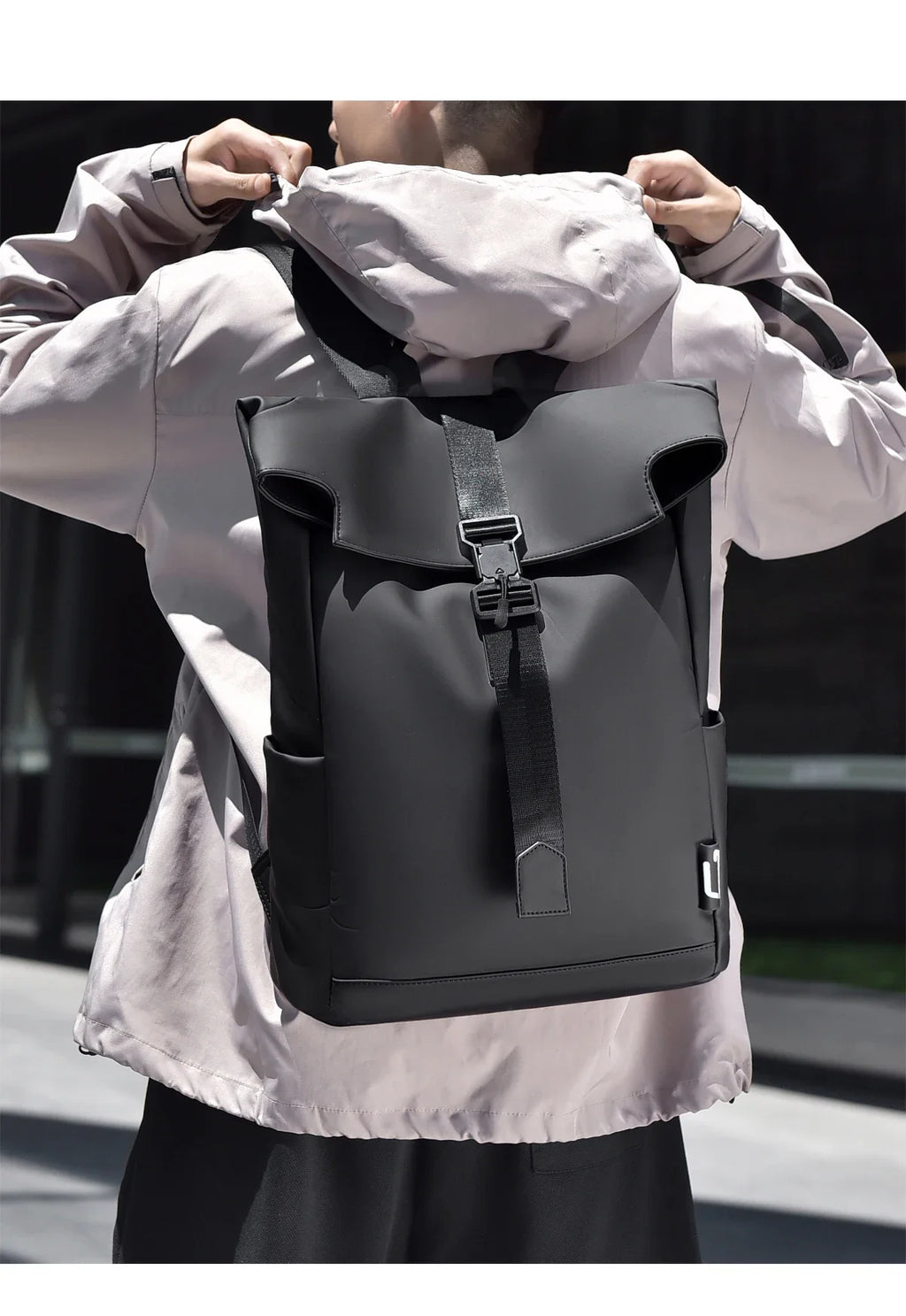 British Style Backpack For Men New Luxury Brand Urban Daily Back Pack 14-16 Laptop Backpacks Waterproof Student Bagpack Male